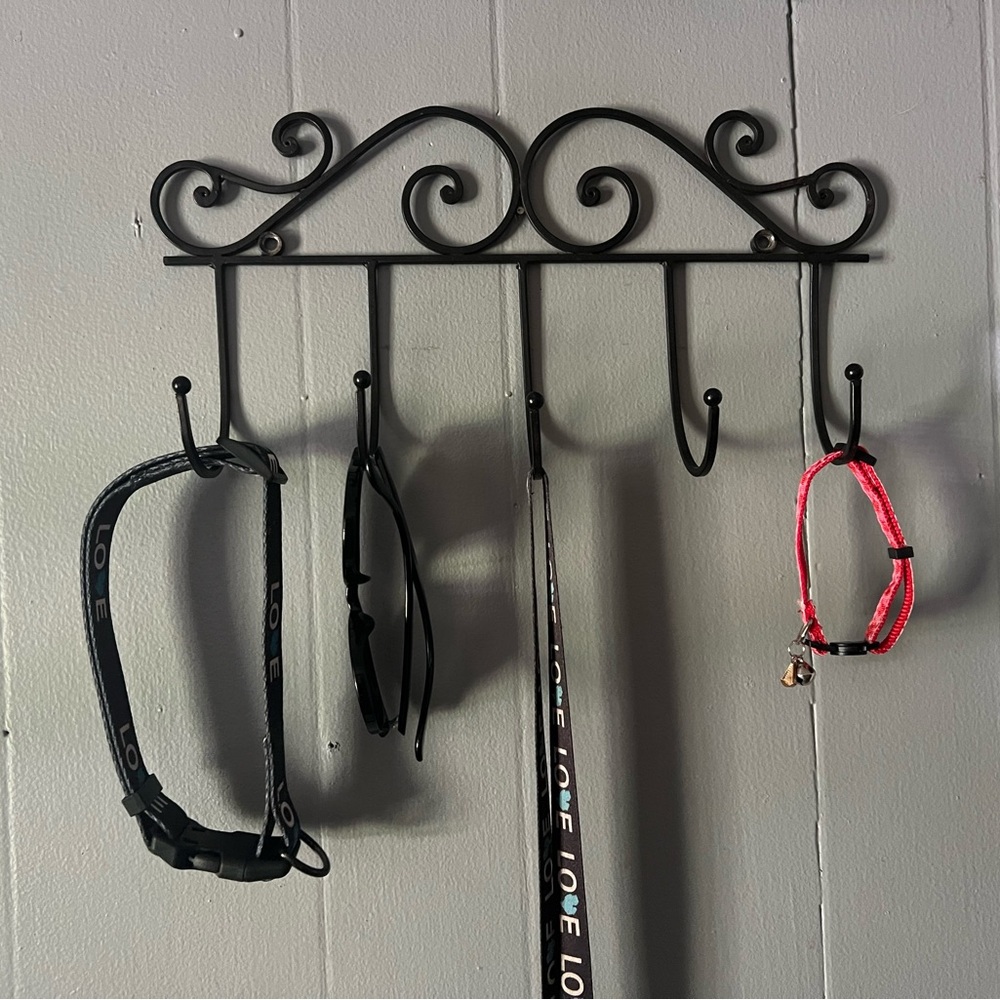Black Iron hanging Key Hook